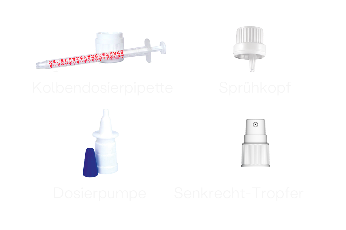 Gruenhorn Applikationsformen, Spruehkoepfe, Aufsaetze für die Anwendung, Einnahmemoeglichkeit für Extrakte und Cannabis