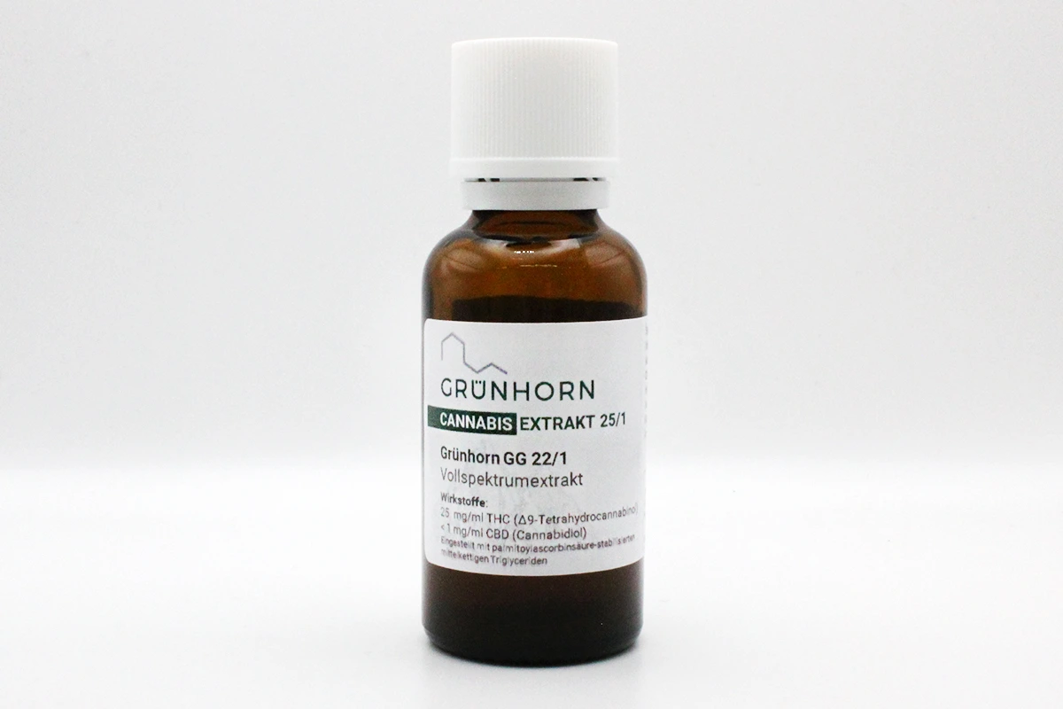 Grünhorn GG 22/1: Gorilla Glue Vollspektrumextrakt 25mg/ml 