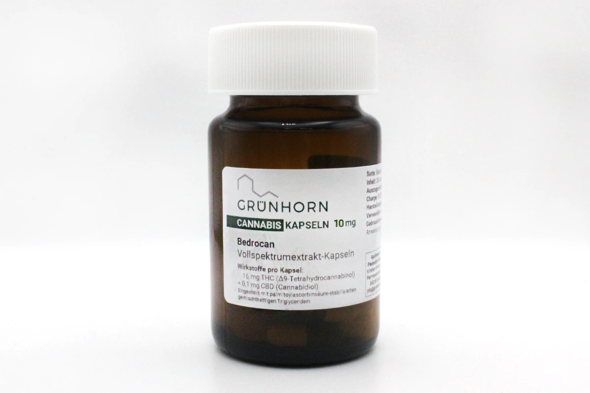 Bedrocan Vollspektrumextrakt-Kapseln 10mg 