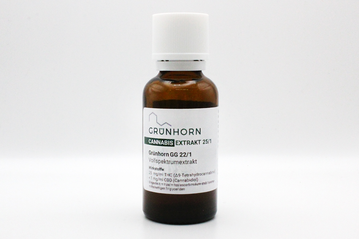 Grünhorn GG 22/1: Gorilla Glue  Vollspektrumextrakt 25mg/ml
