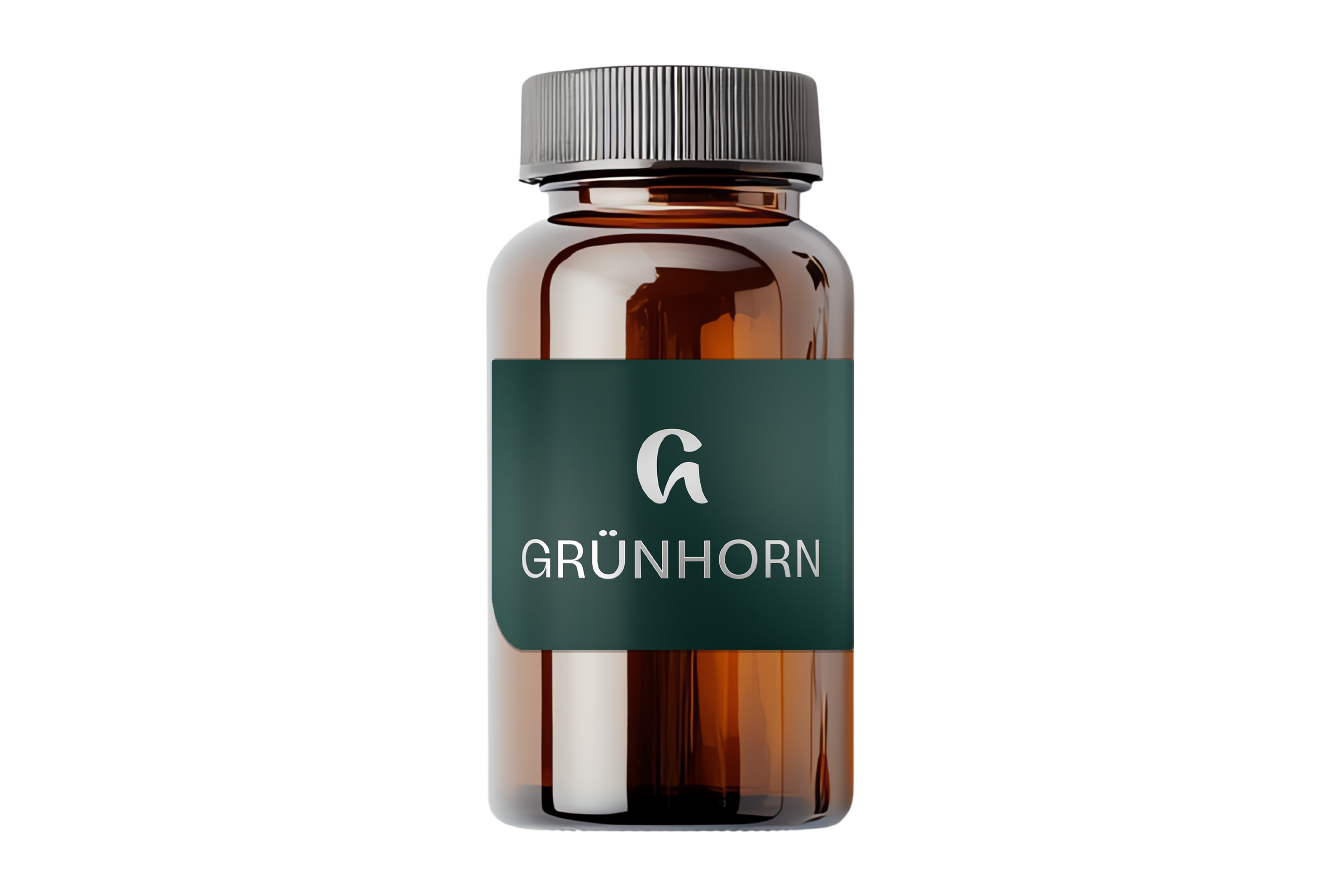 Gruenhorn Glas für Cannabis Kapseln aus Vollsprektrum Extrakten