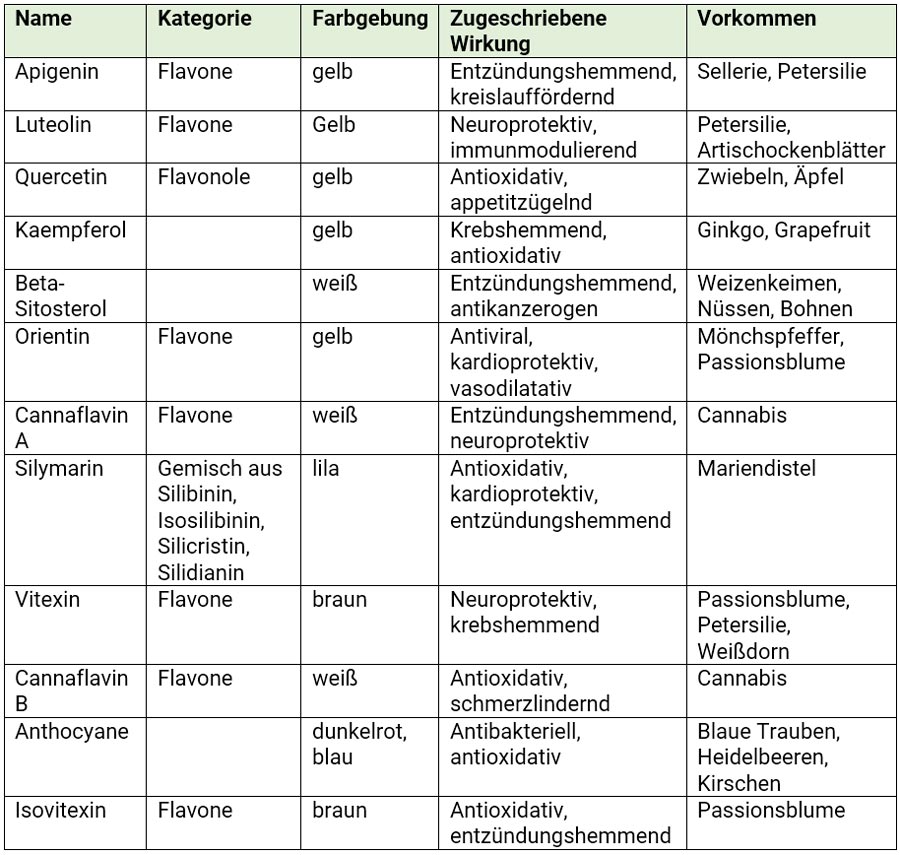 Was können Flavonoide? GRÜNHORN Cannabis Apotheke